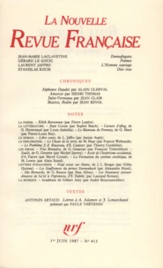  Gallimard - La Nouvelle Revue Française N° 413, juin 1987 : .
