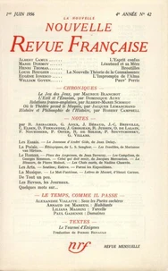 La Nouvelle Revue Française N° 42 juin 1956