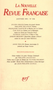  Gallimard - La Nouvelle Revue Française N° 456, janvier 1991 : .