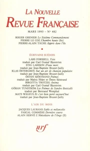 La Nouvelle Revue Française N°482, mars 1993