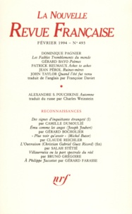  Gallimard - La Nouvelle Revue Française N° 493, février 1994 : .