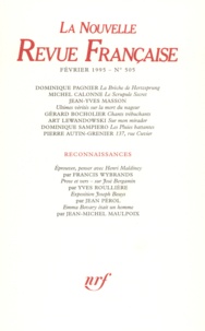  Gallimard - La Nouvelle Revue Française N° 505, février 1995 : .