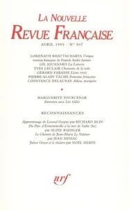 La Nouvelle Revue Française N° 507, avril 1995