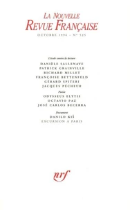 La Nouvelle Revue Française N°525, octobre 1996