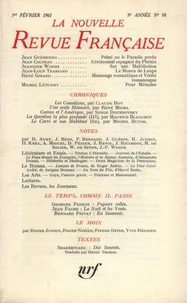 La Nouvelle Revue Française N° 98 février 1961