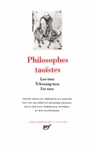 Philosophies taoïstes - Lao-Tseu, Tchouang-Tseu, Lie-Tseu.pdf