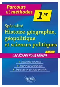 Spécialité Histoire-géographie, géopolitique et sciences politiques 1re