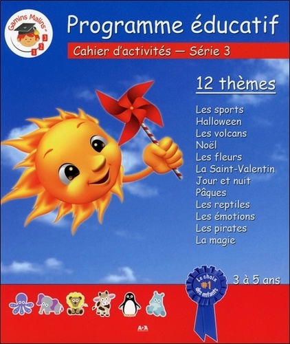  Gamins Malins - Programme éducatif - Cahier d'activités 1 thème à la fois, série 3.