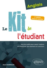 Anglais : Le kit de l'étudiant