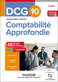 DCG 10 - Comptabilité approfondie - Fiches - Réforme 2026-2027