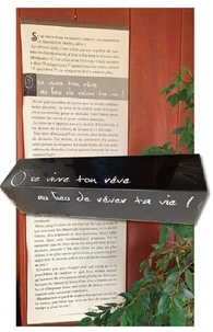 Kakemono “Ose vivre ton rêve au lieu de rêver ta vie”