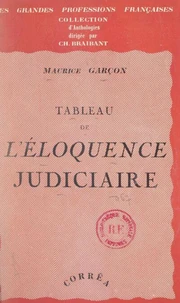 Tableau de l'éloquence judiciaire