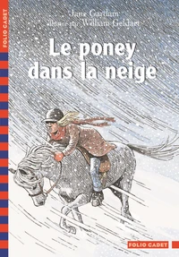Le poney dans la neige