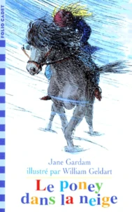 Le poney dans la neige