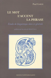Le mot, l'accent, la phrase
