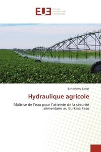 Barthélemy Bawar - Hydraulique agricole - Maîtrise de l'eau pour l'atteinte de la sécurité alimentaire au Burkina Faso.