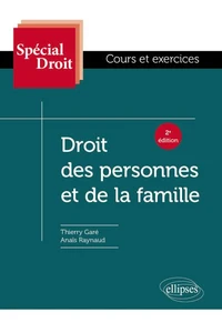 Droit des personnes et de la famille