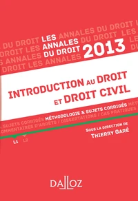Introduction au droit et droit civil