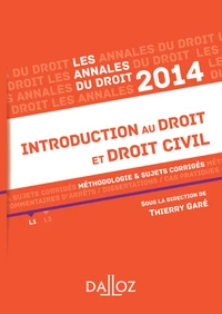 Introduction au droit et droit civil