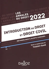 Introduction au droit et droit civil