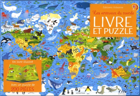 Gareth Lucas et Sam Smith - Les animaux du monde - Livre et puzzle.