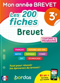 Les 200 fiches Brevet 3e