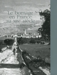 Le bornage en France au XIXe siècle