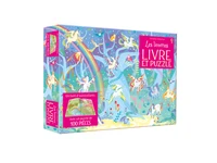 Livre et puzzle Les licornes