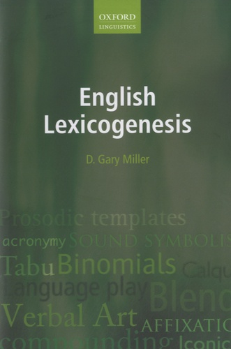 Gary Miller - English Lexicogenesis.