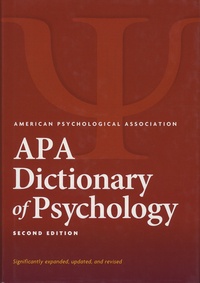 Gary-R VandenBos - APA Dictionary of Psychology.