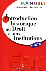 Introduction historique au Droit et aux Institutions