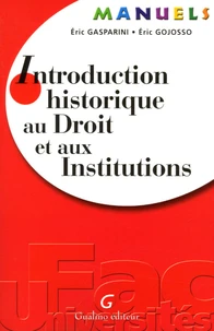 Introduction historique au Droit et aux Institutions