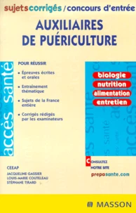 Auxiliaires De Puericulture. Sujets Corriges