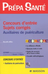 Concours d'entrée Auxiliaires de puériculture