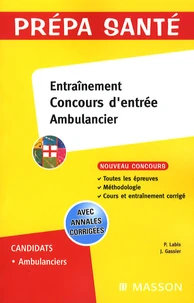 Entraînement Concours d'entrée Ambulancier