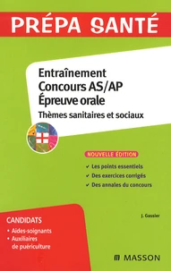Entraînement Epreuve orale Concours AS/AP