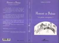 HONORE DE BALZAC. Un génie européen ?