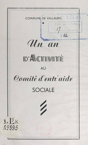 Un an d'activité au Comité d'entr'aide sociale