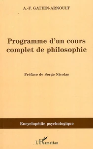 Programme d'un cours complet de philosophie