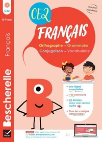 Bescherelle - Mon cahier d'entraînement en Français CE2 - 8 ans