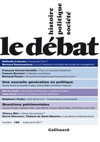 Le Débat N° 194, mars-avril 2017
