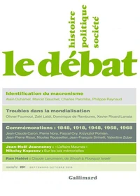 Le Débat N° 201, septembre-octobre 2018
