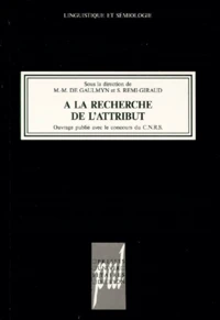 À la recherche de l'attribut