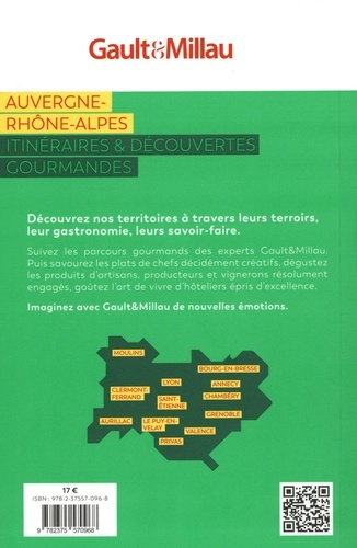 Auvergne-Rhône-Alpes. Itinéraires & découvertes gourmandes  Edition 2024