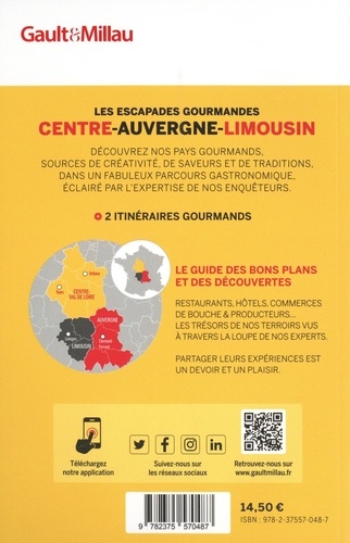 Guide Centre, Auvergne, Limousin  Edition 2021