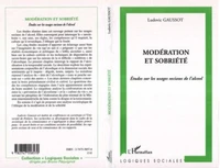 Modération et sobriété : études sur les usages sociaux de l'alcool