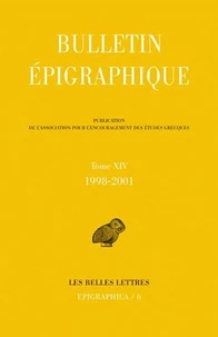 Bulletin épigraphique