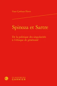 Spinoza et Sartre