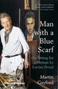 Man with a blue scarf