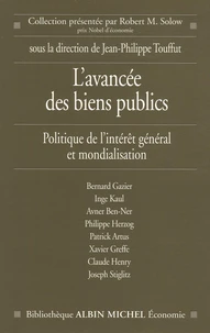 L'avancée des biens publics
